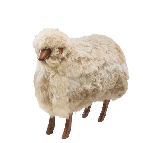 Luxurious Handcrafted Wooden Sheep (Choco Berberine)