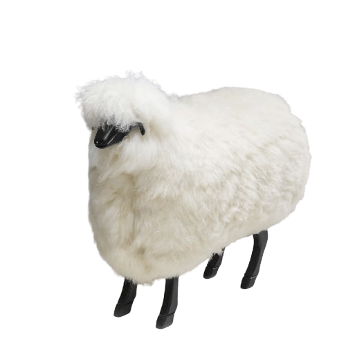 Luxurious Handcrafted Wooden Sheep (Berberine)