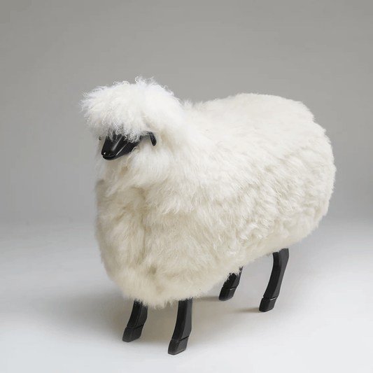 Luxurious Handcrafted Wooden Sheep (Berberine)