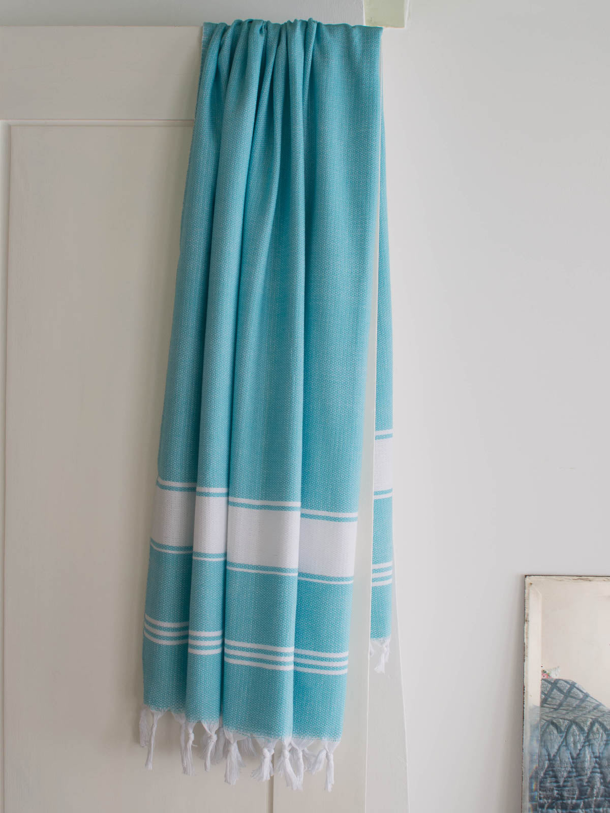 Luxurious Fouta Towel (Turqoise Blue)