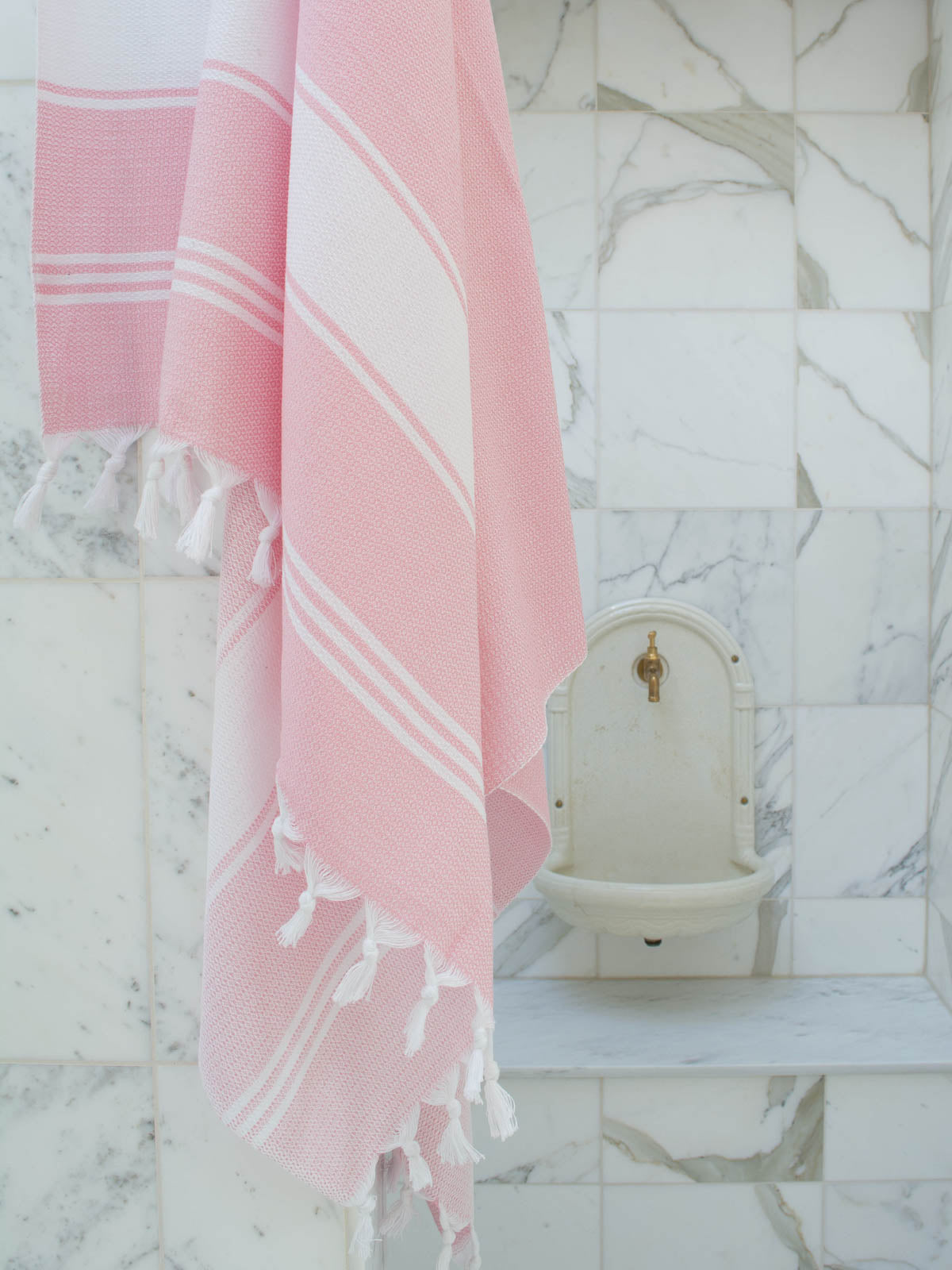 Luxurious Fouta Towel (Baby Pink)