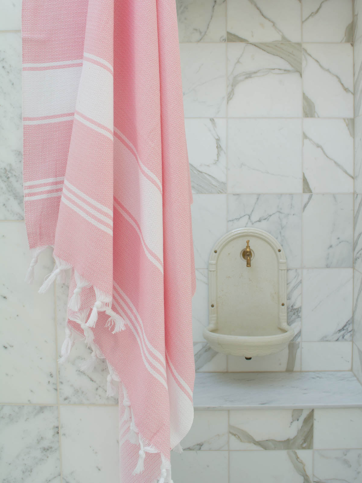 Luxurious Fouta Towel (Baby Pink)