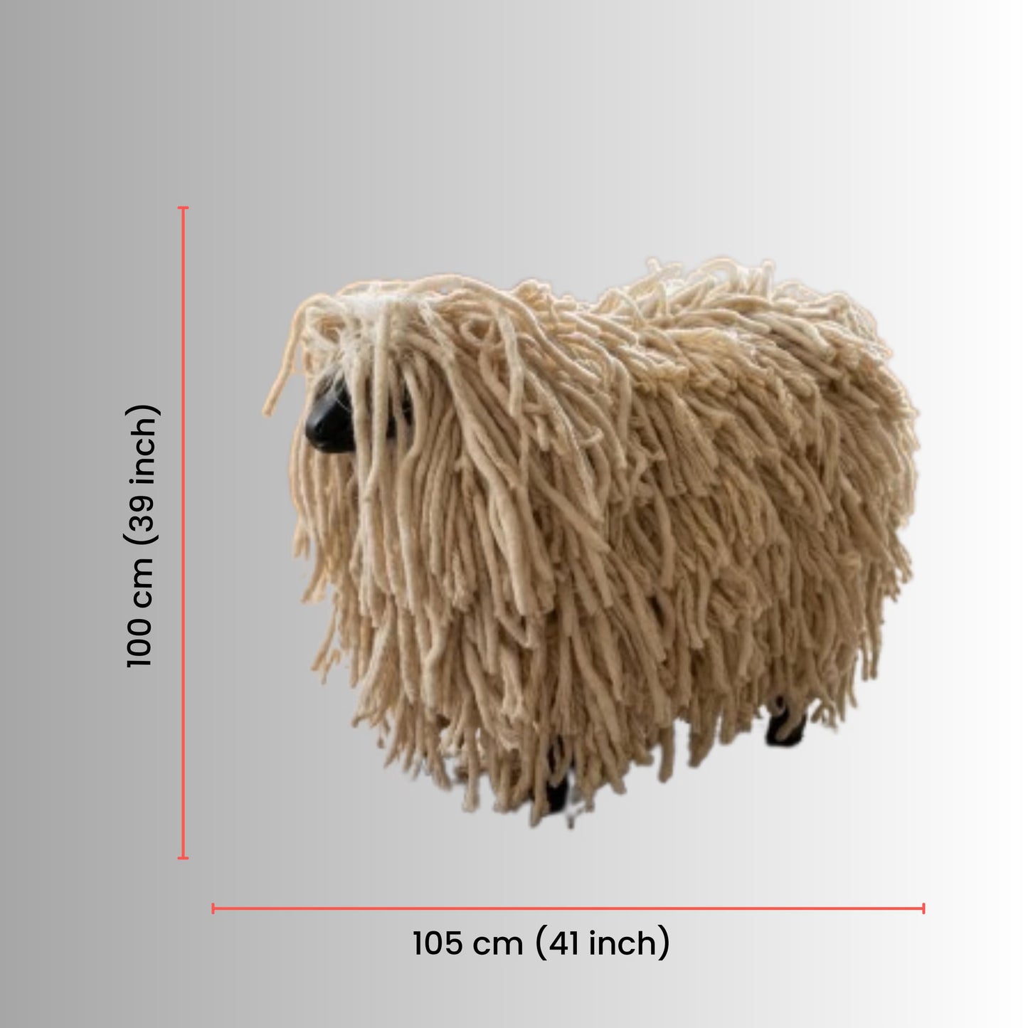 Lady Curly (Large Sheep)