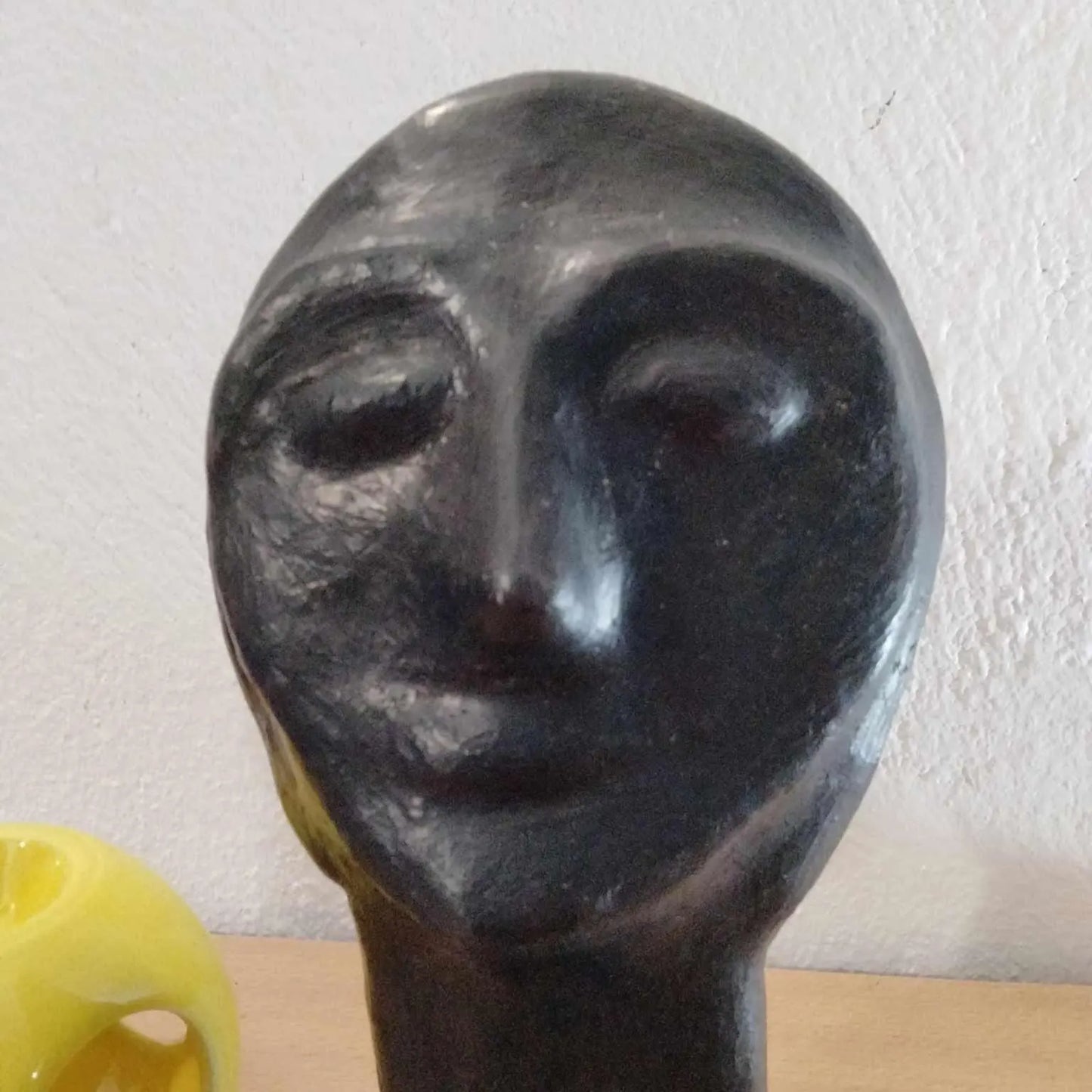 Sejnane Pottery Face Sculpture