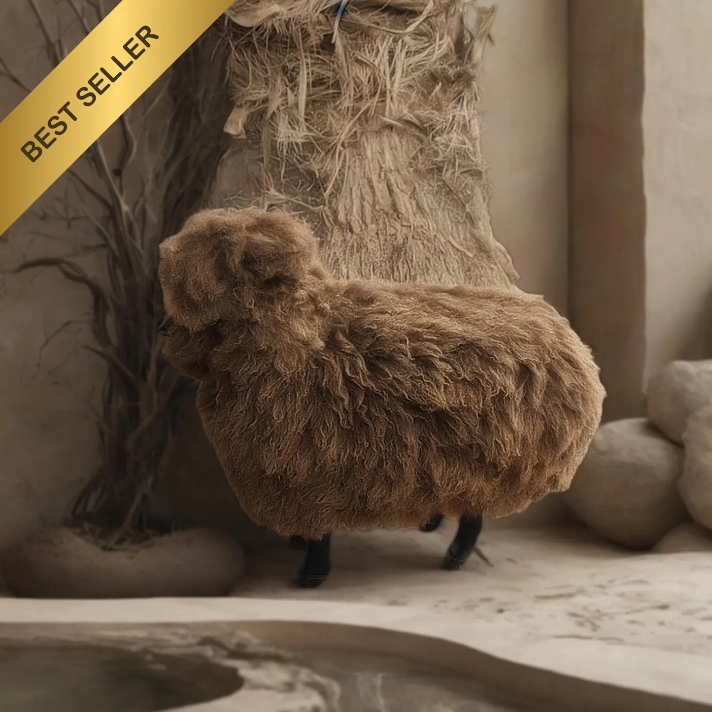 Adorable Wooden Sheeps